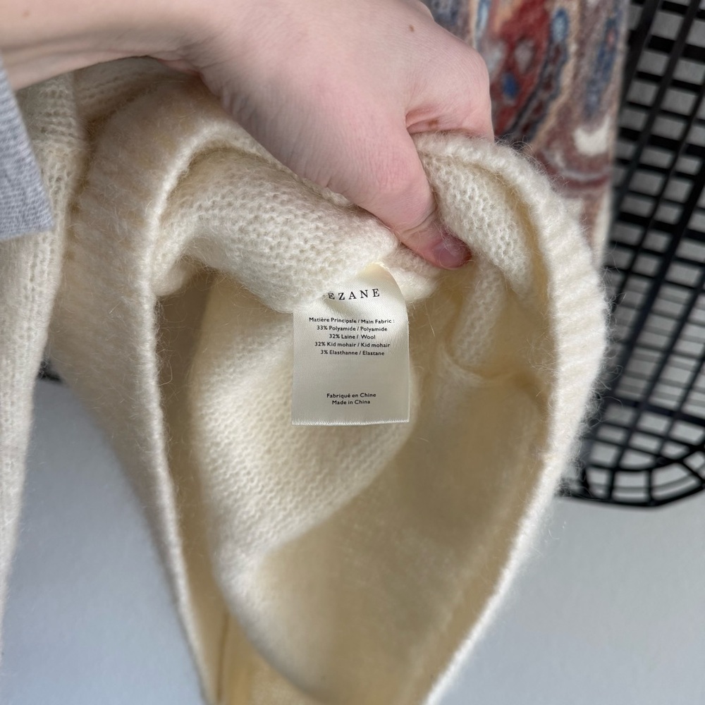 Sezane paisley printed mohair sweater - Picture 8 of 8